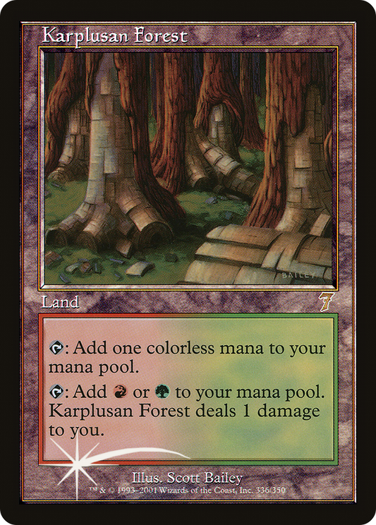 Karplusan Forest (336) Foil - Seventh Edition