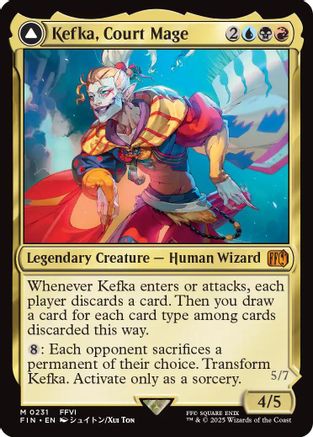 Kefka, Court Mage // Kefka, Ruler of Ruin (231) - FINAL FANTASY
