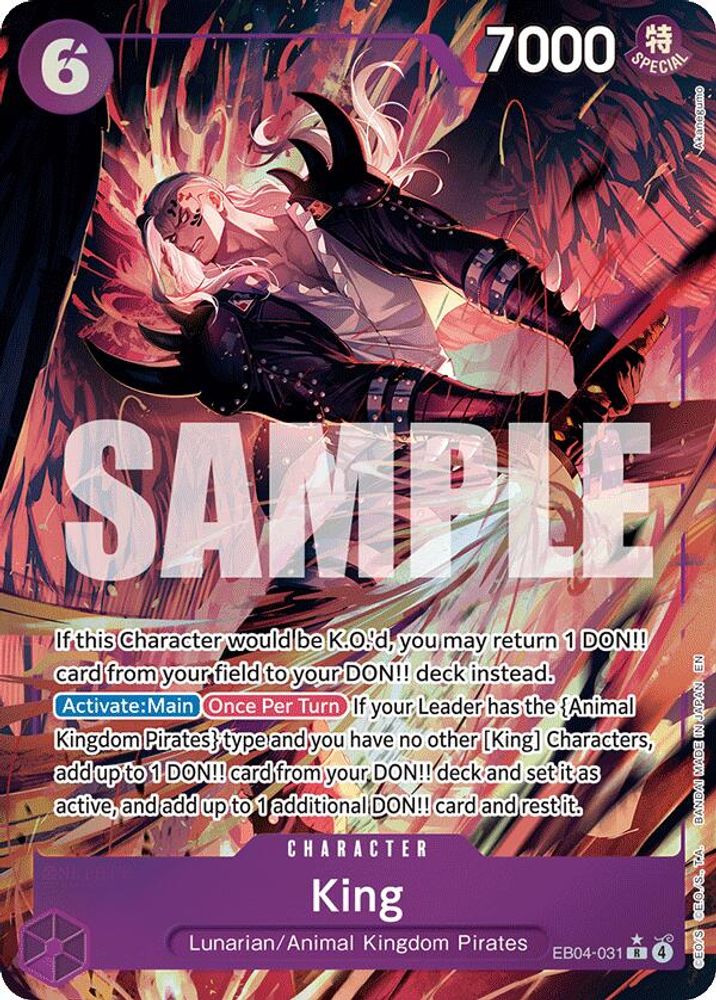 King (Alternate Art) (EB04-031) Foil