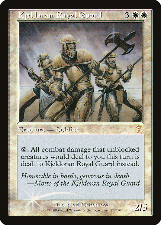 Kjeldoran Royal Guard (023) Foil - Seventh Edition