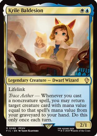 Krile Baldesion (086) Surge Foil - Commander: FINAL FANTASY