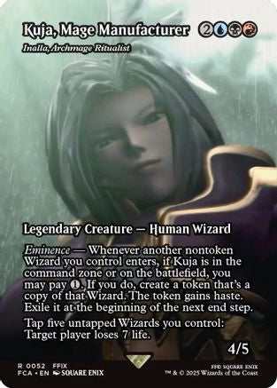 Kuja, Mage Manufacturer - Inalla, Archmage Ritualist (Showcase) (052) Foil - FINAL FANTASY: Through the Ages