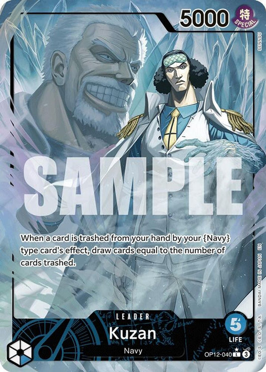Kuzan (Alternate Art) (OP12-040) Foil