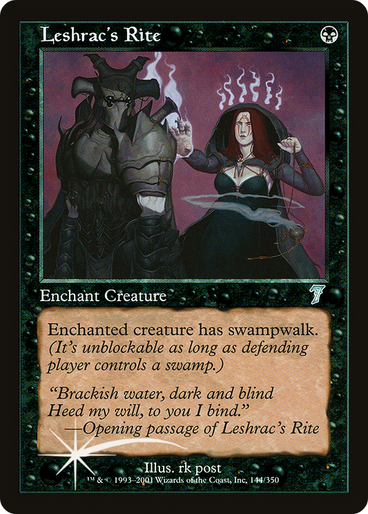 Leshrac's Rite (144) Foil - Seventh Edition