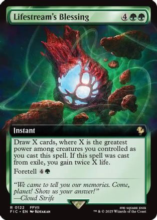 Lifestream's Blessing (Extended Art) (122) - Commander: FINAL FANTASY