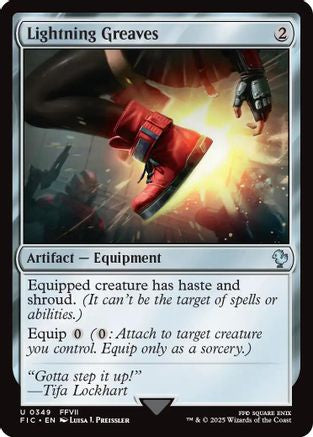 Lightning Greaves (349) Surge Foil - Commander: FINAL FANTASY