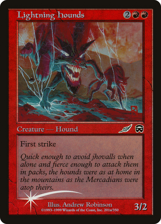 Lightning Hounds (2000) Foil - Media and Collaboration Promos