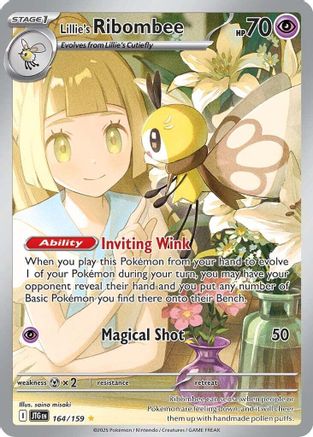 Lillie's Ribombee (164) Holofoil - Journey Together
