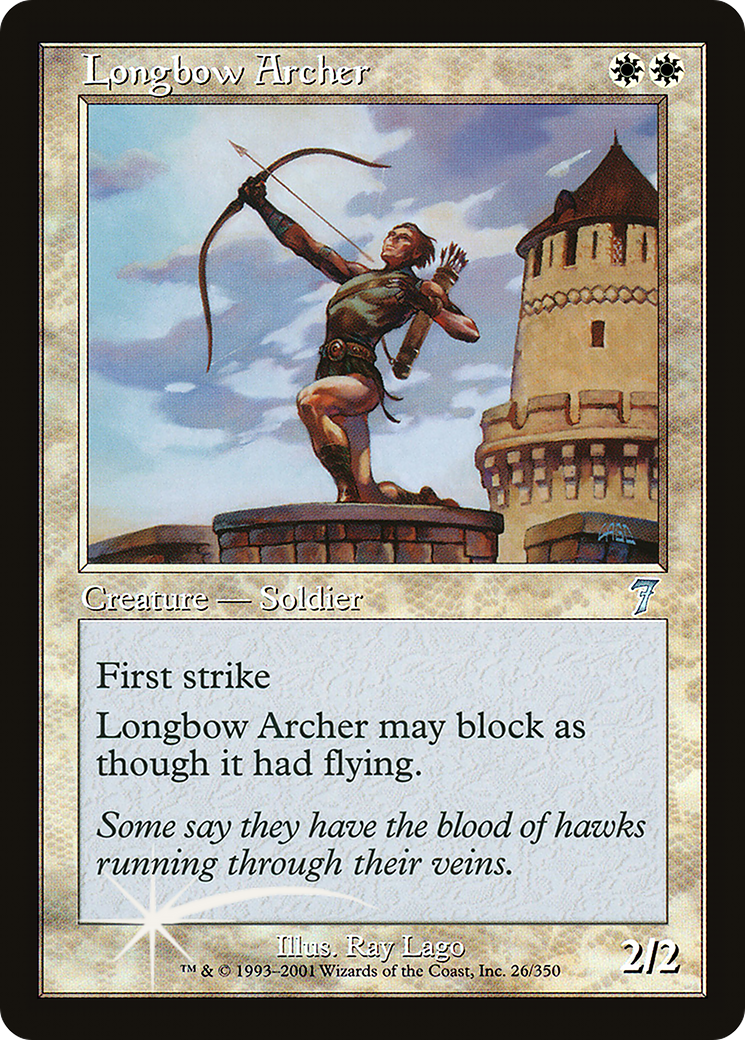 Longbow Archer (026) Foil - Seventh Edition