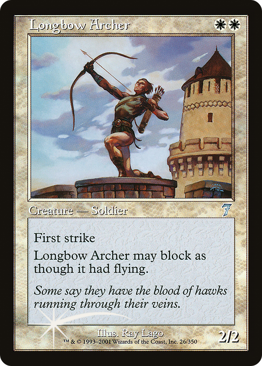 Longbow Archer (026) Foil - Seventh Edition
