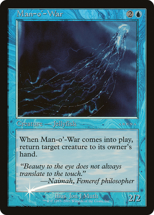 Man-o'-War (002) Foil - Arena League 2002