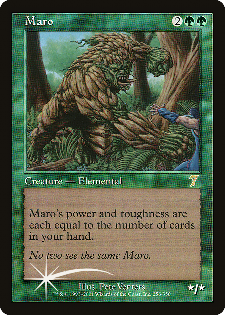 Maro (256) Foil - Seventh Edition