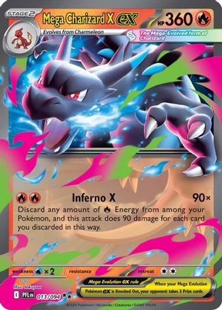 Mega Charizard X ex (13) Holofoil - Phantasmal Flames
