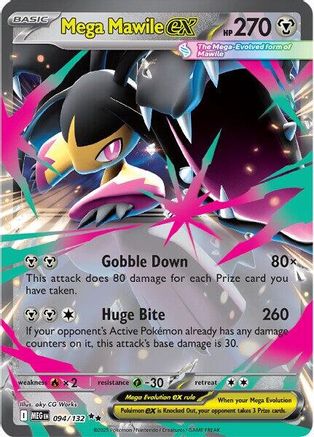 Mega Mawile ex (94) Holofoil - Mega Evolution