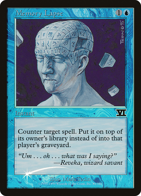 Memory Lapse (001) Foil - Judge Gift Cards 1999