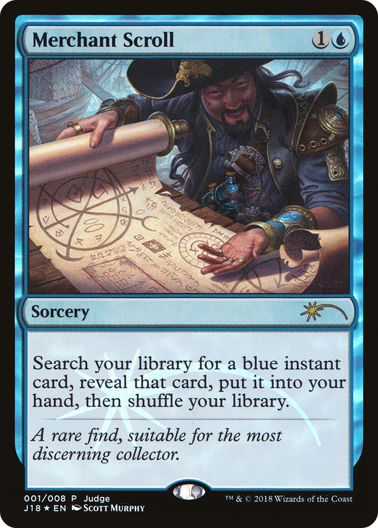 Merchant Scroll (001) Foil - Judge Gift Cards 2018