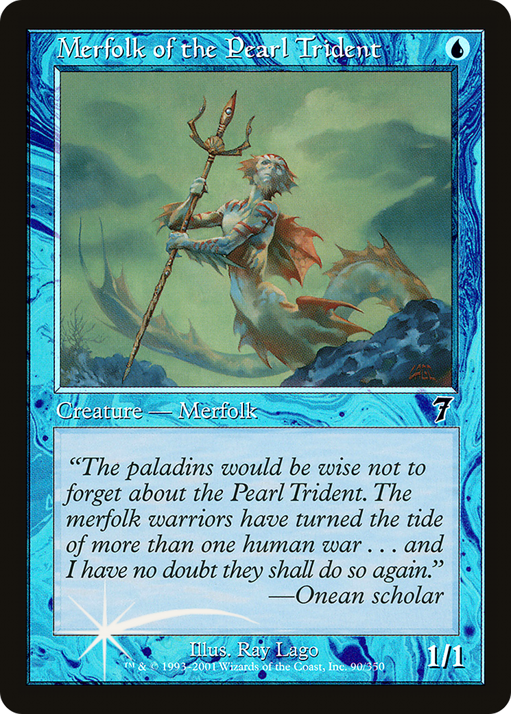 Merfolk of the Pearl Trident (090) Foil - Seventh Edition