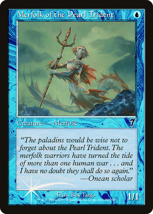 Merfolk of the Pearl Trident (090) Foil - Seventh Edition