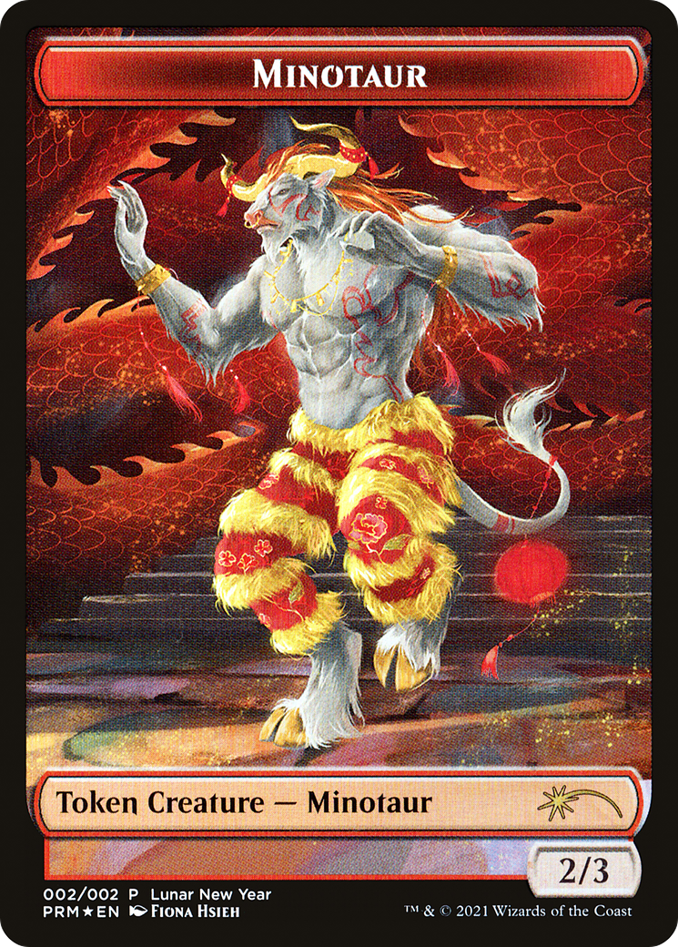 Minotaur Token (002) (Year of the Ox 2021) Foil - Standard Showdown Promos