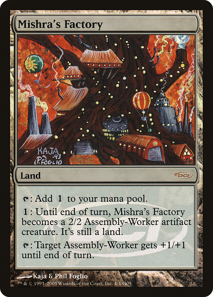 Mishra's Factory (004) Foil - Judge Gift Cards 2005