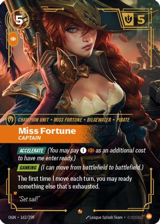 Miss Fortune – Captain (162) Foil - Origins