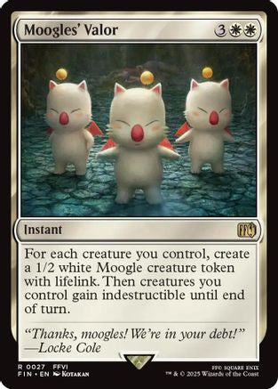 Moogles' Valor (027) Foil - FINAL FANTASY