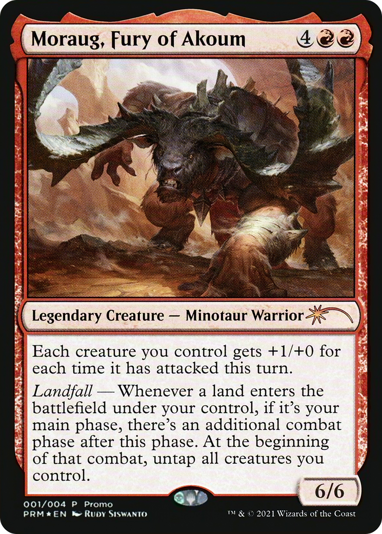 Moraug, Fury of Akoum (001) (Year of the Ox 2021) Foil - Standard Showdown Promos