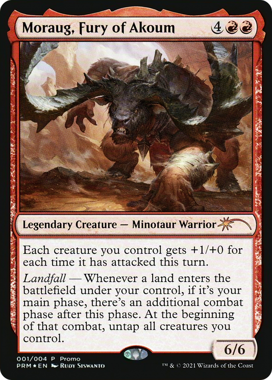 Moraug, Fury of Akoum (001) (Year of the Ox 2021) Foil - Standard Showdown Promos