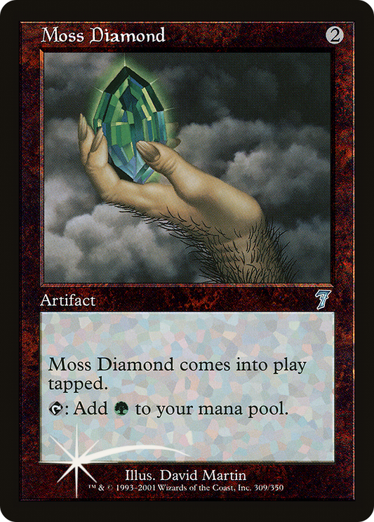 Moss Diamond (309) Foil - Seventh Edition