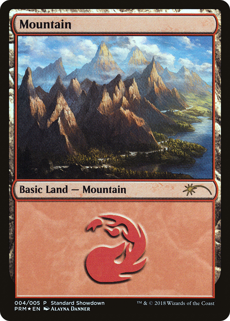 Mountain (004) (M19) Foil - Standard Showdown Promos