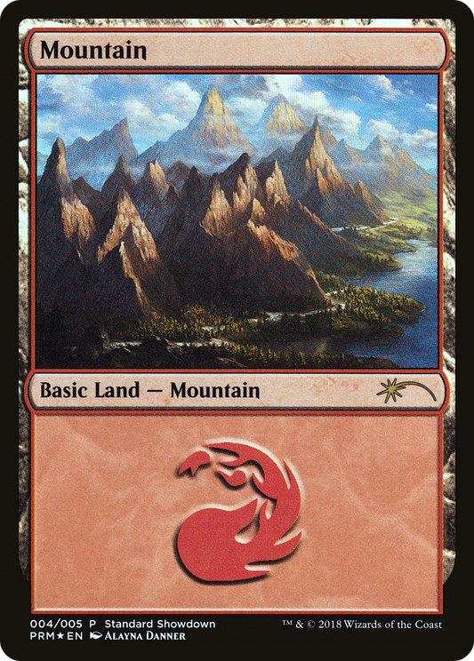 Mountain (004) (M19) Foil - Standard Showdown Promos