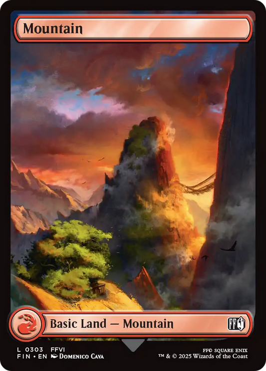 Mountain (303) Foil - FINAL FANTASY