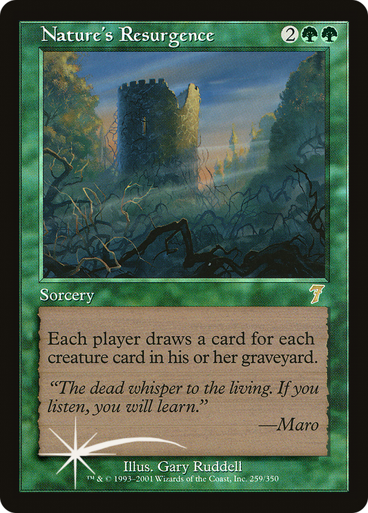 Nature's Resurgence (259) Foil - Seventh Edition