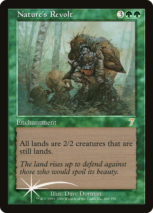 Nature's Revolt (260) Foil - Seventh Edition