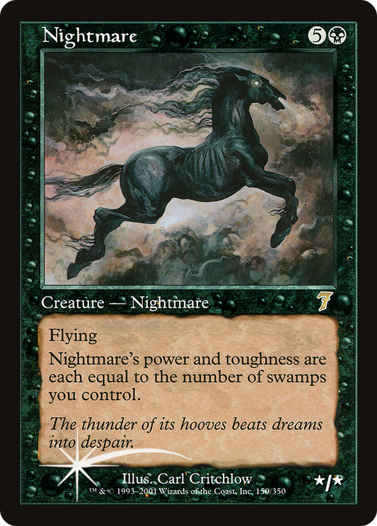 Nightmare (150) Foil - Seventh Edition