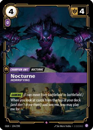 Nocturne – Horrifying (194) Foil - Origins