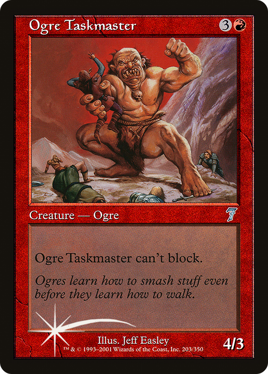 Ogre Taskmaster (203) Foil - Seventh Edition