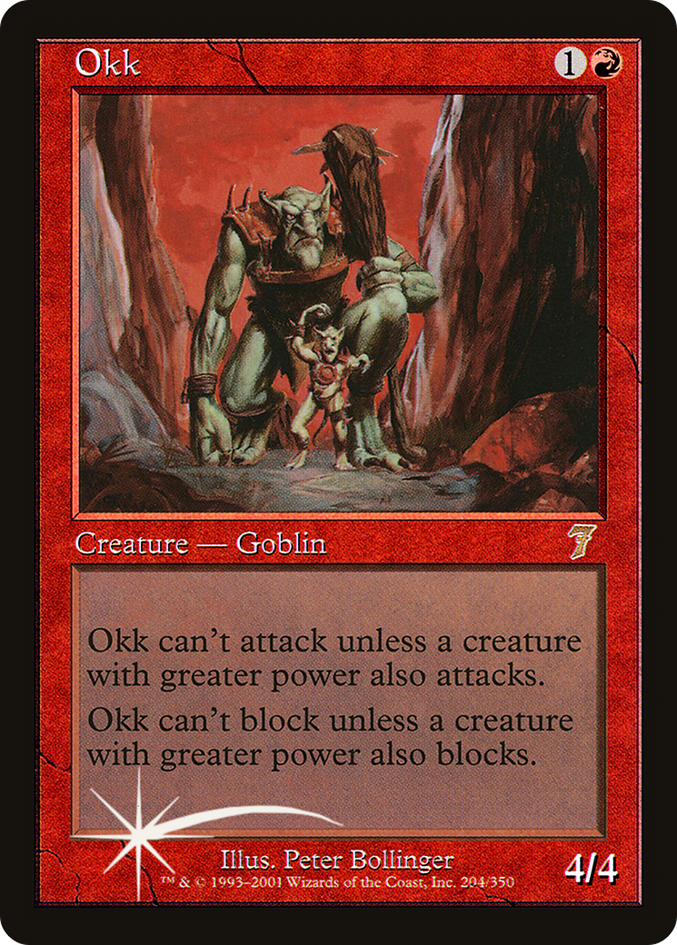 Okk (204) Foil - Seventh Edition