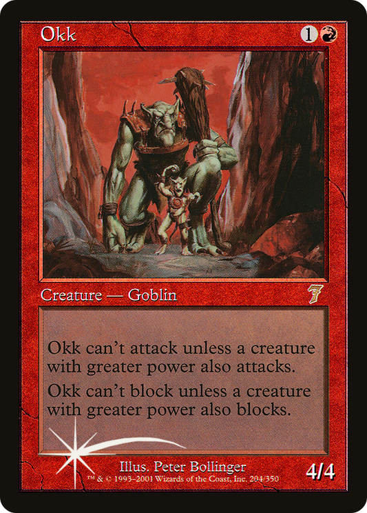 Okk (204) Foil - Seventh Edition
