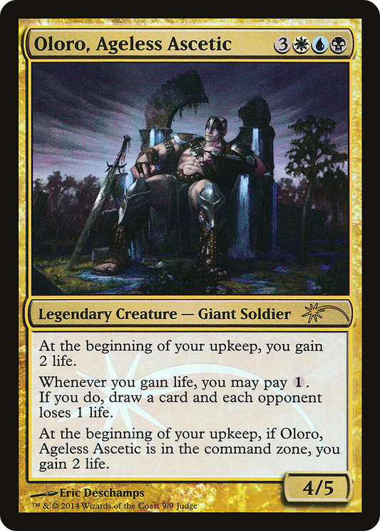 Oloro, Ageless Ascetic (009) Foil - Judge Gift Cards 2014