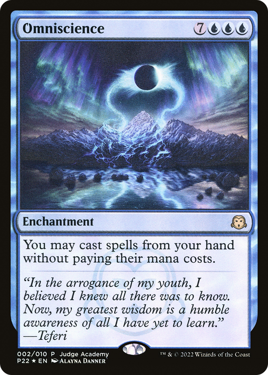 Omniscience (002) Foil - Judge Gift Cards 2022