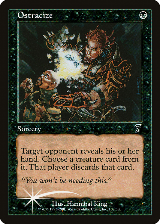 Ostracize (153) Foil - Seventh Edition