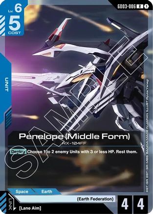 Penelope (Middle Form) (GD03-006) Holofoil - Steel Requiem