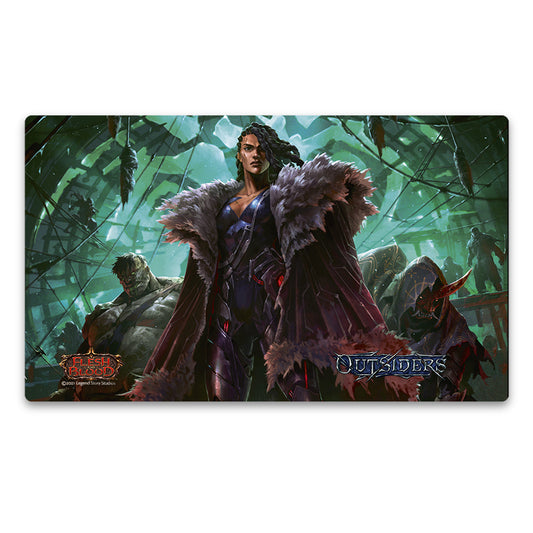 Flesh and Blood Playmat Uzuri, Switchblade-Silver Goblin