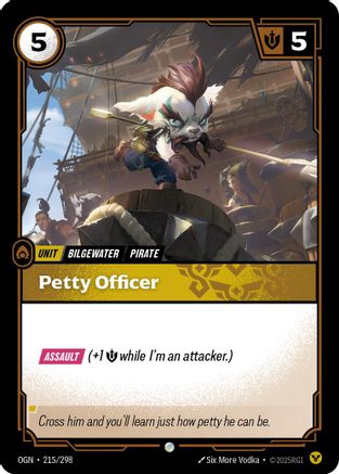 Petty Officer (215) - Origins