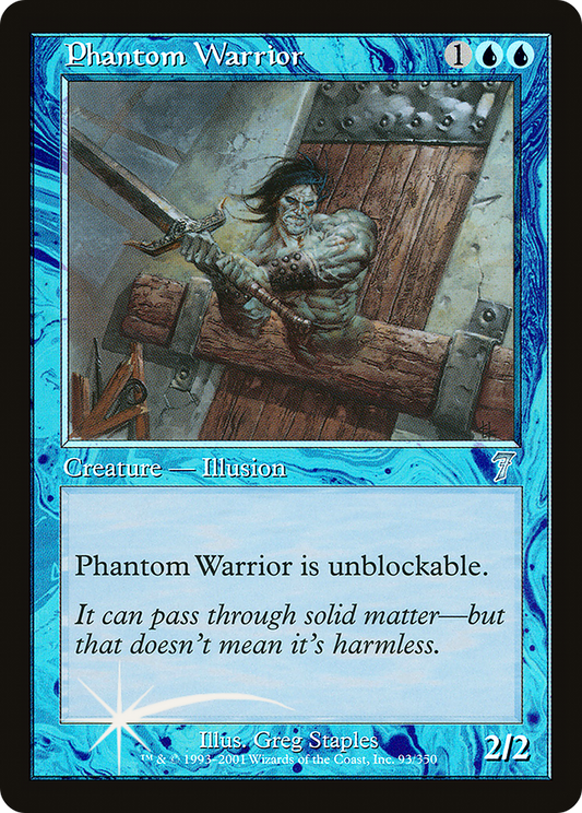 Phantom Warrior (093) Foil - Seventh Edition