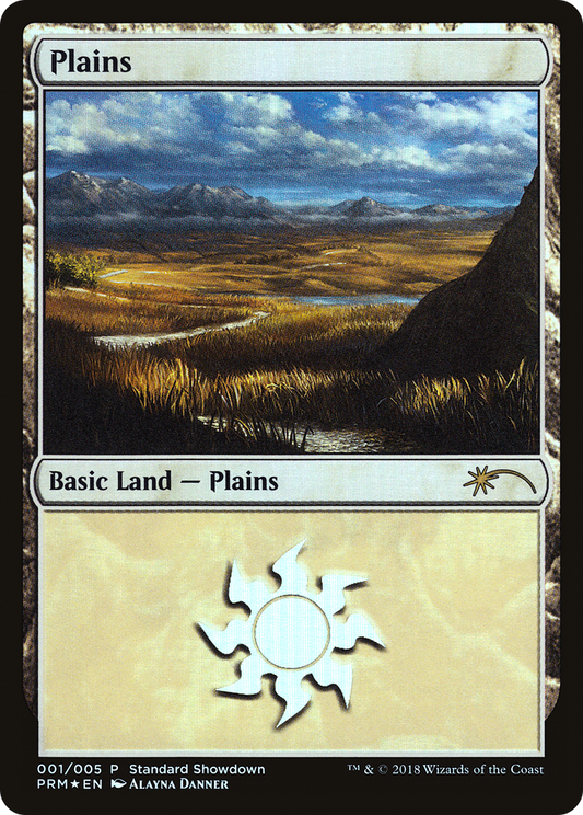 Plains (001) (M19) Foil - Standard Showdown Promos