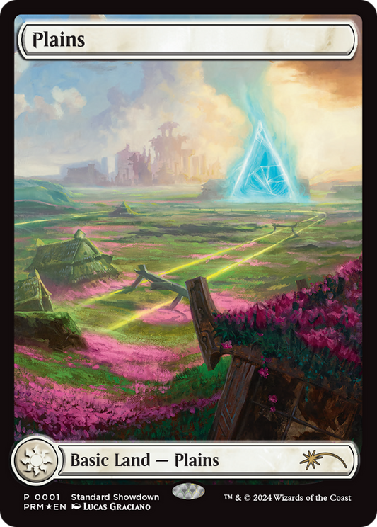 Plains (001) (MKM) Foil - Standard Showdown Promos