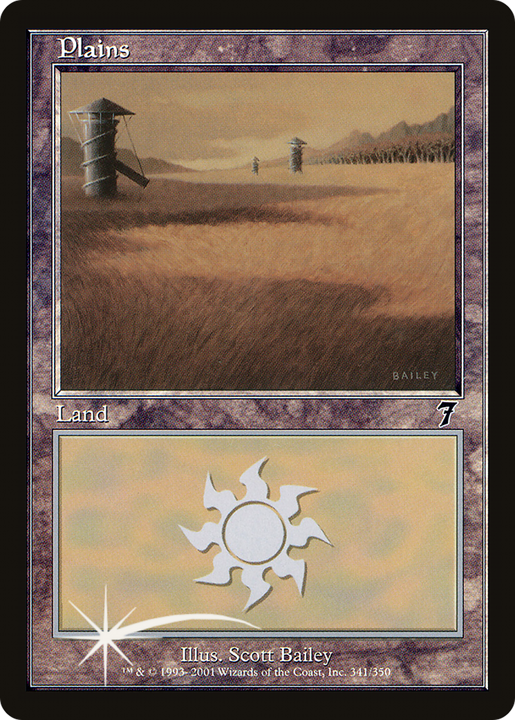 Plains (341) Foil - Seventh Edition