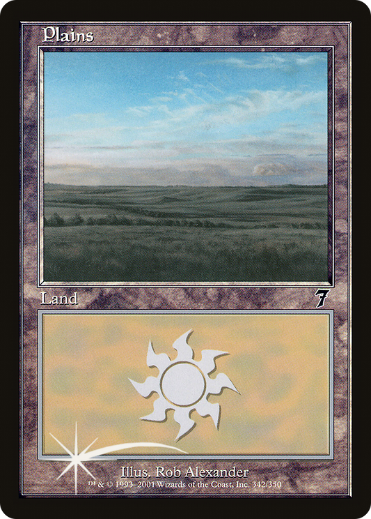 Plains (342) Foil - Seventh Edition